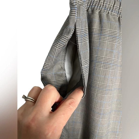 Day & Age Gray Plaid Slim Fit Trousers Size XL with elastic band - Picture 5 of 7